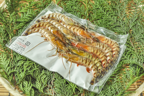 活〆養殖車エビ 八面六臂