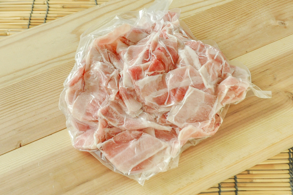【特価】豚肉バラスライス（冷凍）