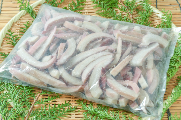 ボイルアカイカ耳スライス