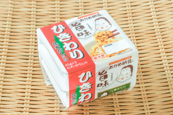 おかめ納豆　極小粒角パック（ひきわり）