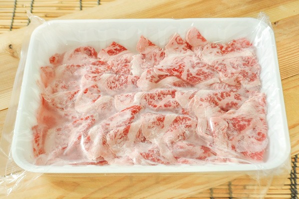 常陸牛モモ肉スライス（焼きしゃぶ用）