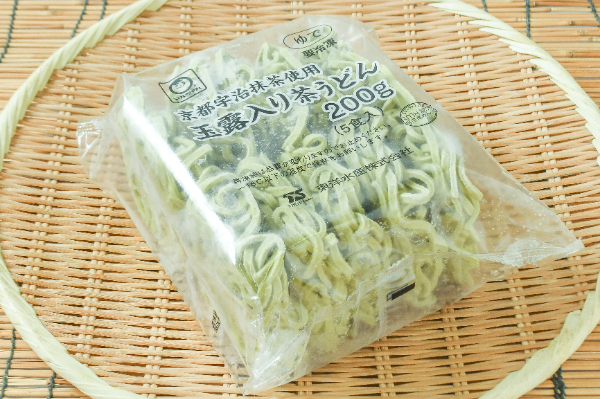 京都宇治抹茶使用玉露入り茶うどん（冷凍）