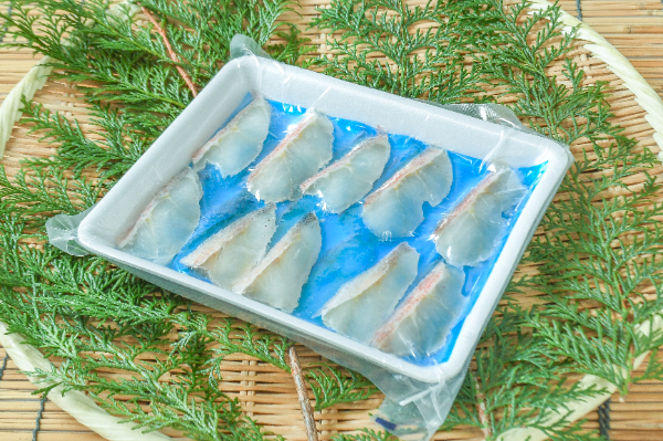 塩〆湯引き赤魚スライス