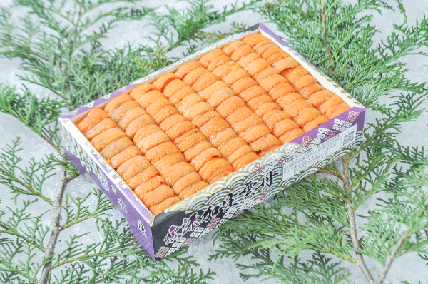 （株式会社マルカワ川村水産）バフンウニ（A並び）（無添加）（紫箱）