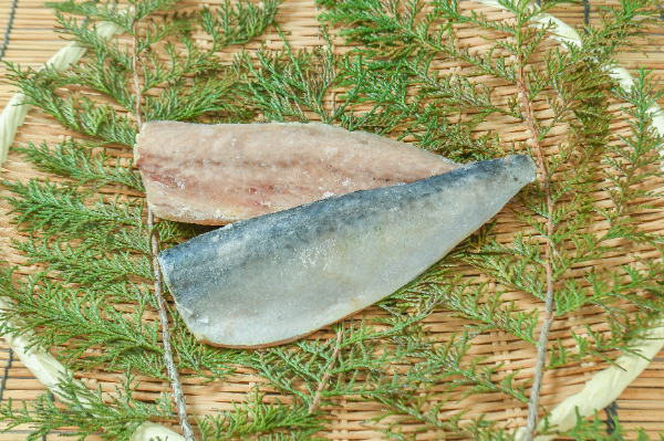 無塩サバフィレ（40入サイズ）（骨取り済）120-130gr