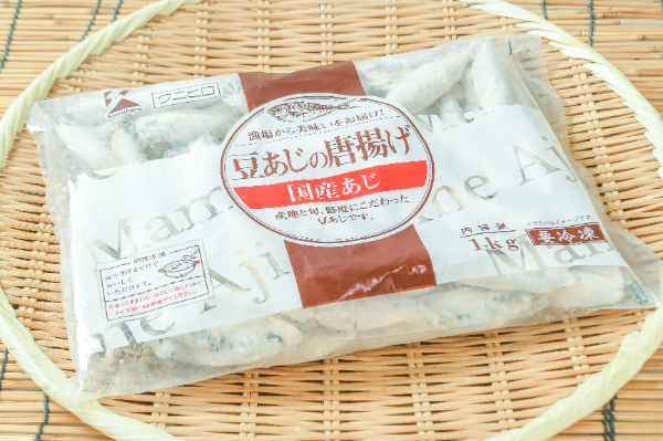 豆あじの唐揚げ