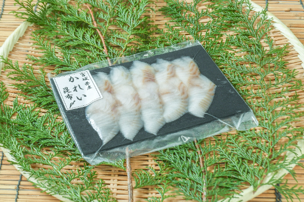 サメガレイ昆布〆スライス