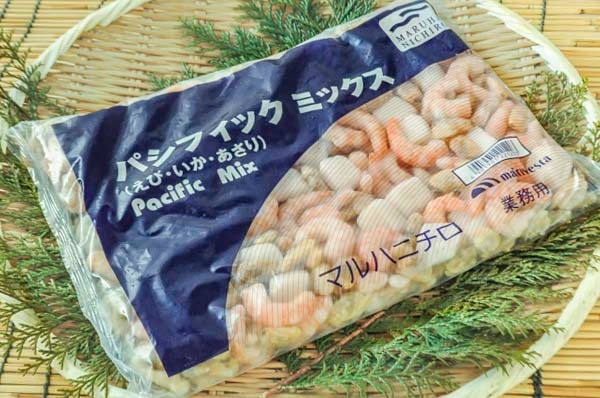 シーフードミックス（海老、イカ、アサリ） 【業務用食材の仕入れなら