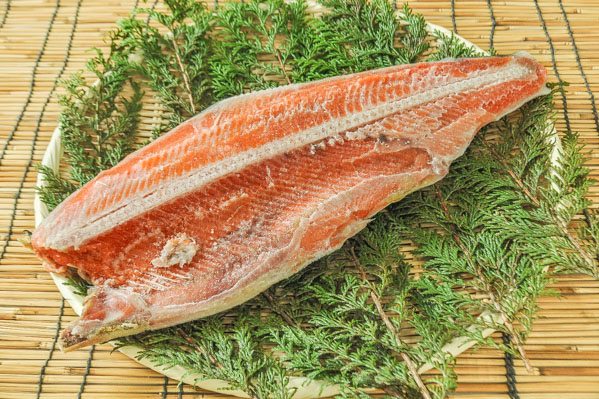 （マルイチ水産株式会社）定塩紅鮭フィレ（甘口）（B品） 9.9-1.1kg