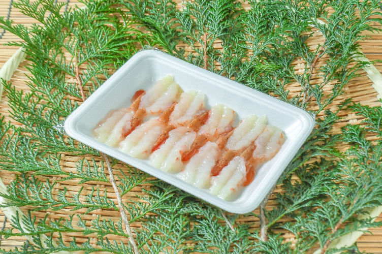 ボタンエビ尾付き背開き（生食用）