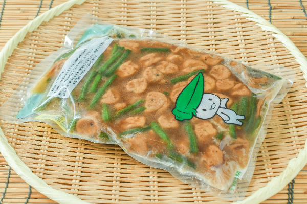 あじわいミニがんもとインゲンの煮付け