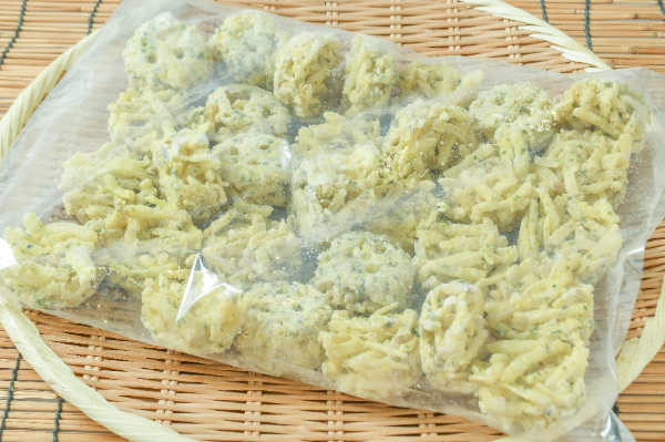 北海道産じゃがいものかき揚げ