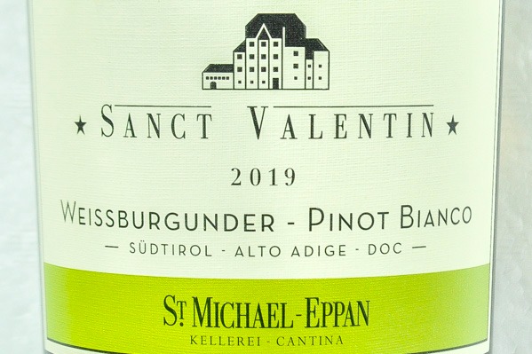 Sanct Valentin Pinot Bianco（サンクト・ヴァレンティン・ピノ・ビアンコ・アルト・アディジェ） (1)