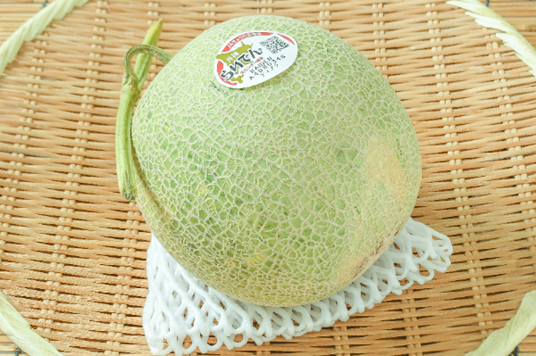 らいでんメロン（赤）（6玉サイズ）（秀）