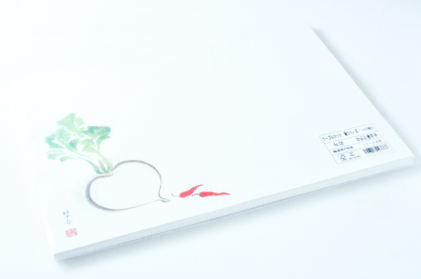 華シリーズテーブルマット（かぶと唐辛子）