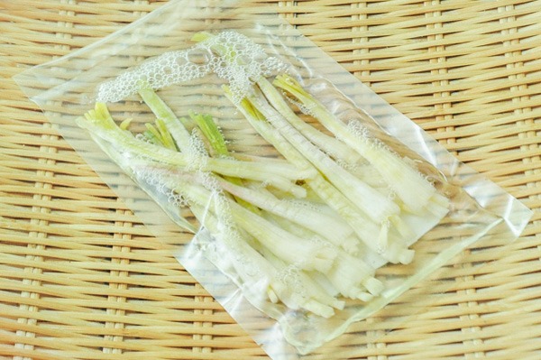 赤エシャレット （若取りらっきょう）500g - 野菜