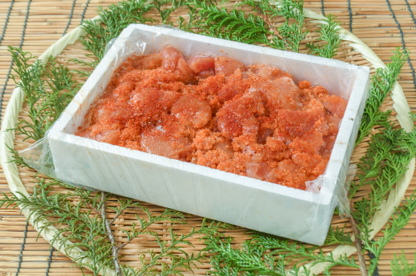 無着色たらこ（特上切） 【業務用食材の仕入れなら八面六臂】