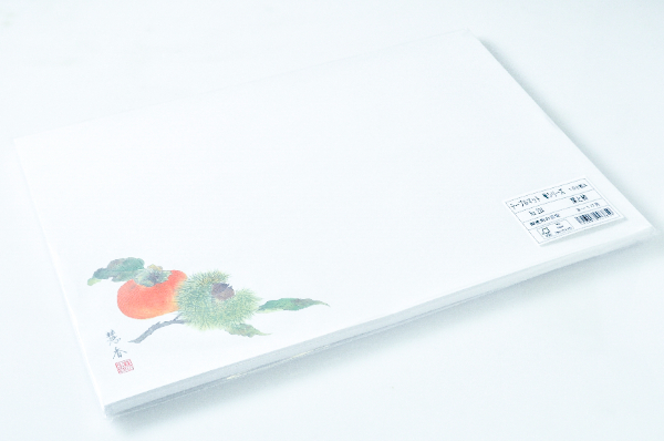 華シリーズテーブルマット（栗と柿）