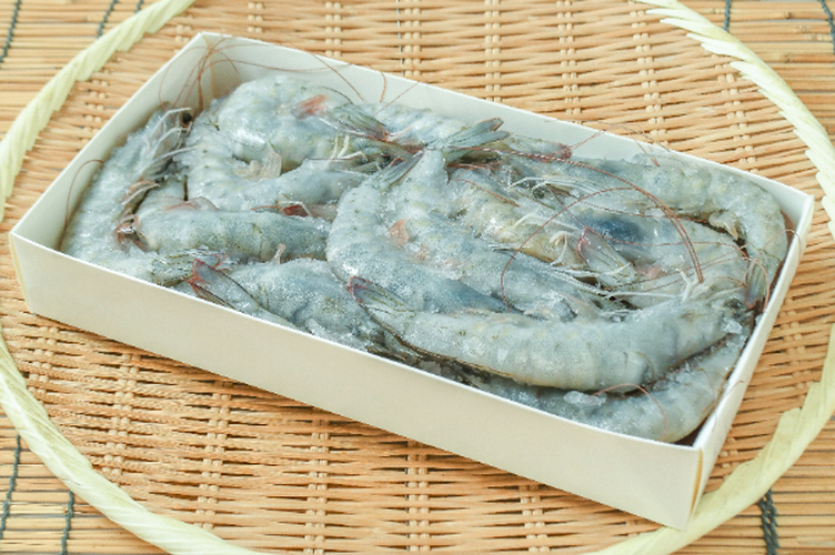 有頭バナメイ神の海老（20-30）（セミIQF）