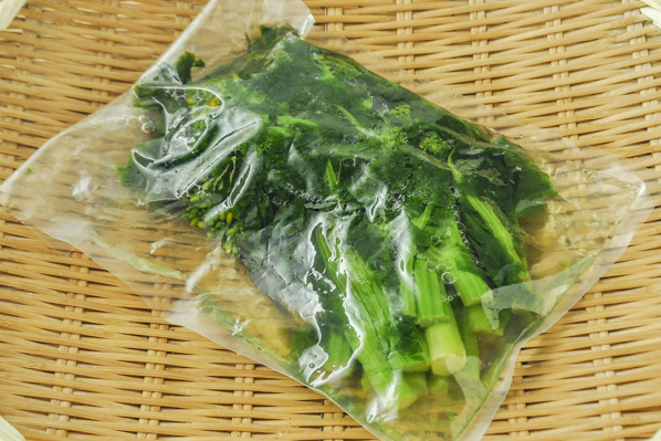 浅漬け菜の花 八面六臂