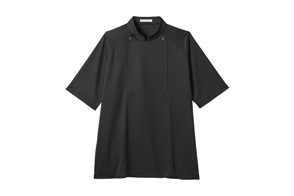 ユニセックスニットコックシャツ（ブラック）（FB4550U-16）