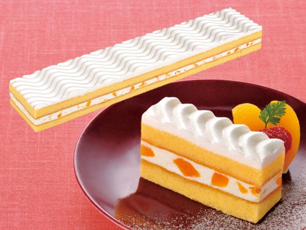 フリーカットケーキ　ピーチショート_単体入り