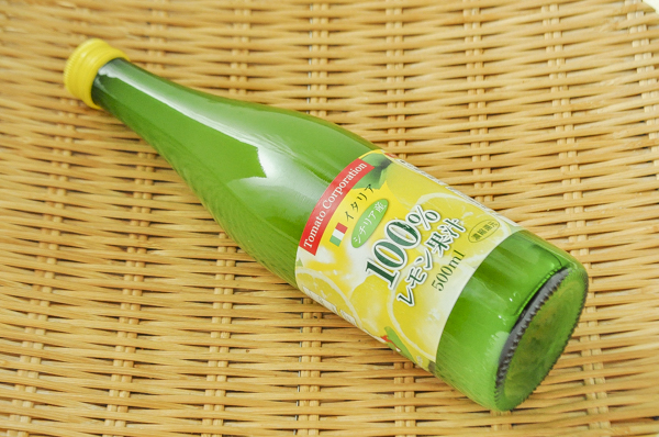 レモン果汁100％濃縮還元