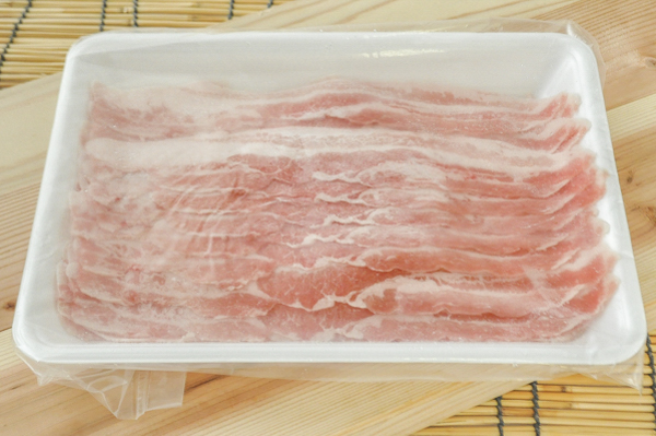 国産豚肉（麦小町）バラスライス（冷凍）500g