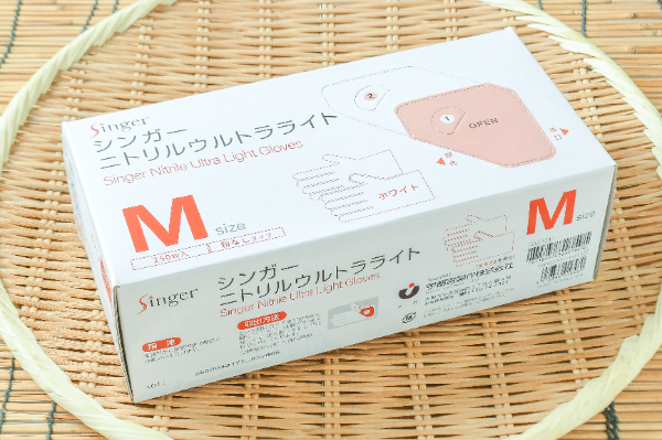 ニトリルウルトラライトPF（ホワイト）（Mサイズ）