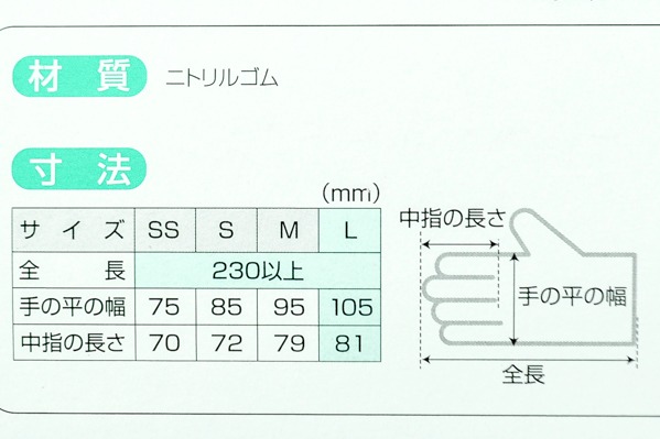 ニトリルウルトラライトPF（ホワイト） (1)