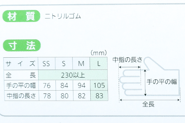ニトリルウルトラライトPF（ホワイト） (1)