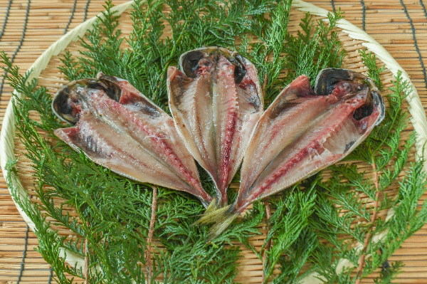 （株式会社内俊水産）真アジ開き干し（冷凍）