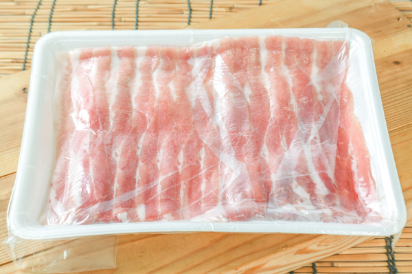 豚肉バラスライス（しゃぶしゃぶ用シート入り）