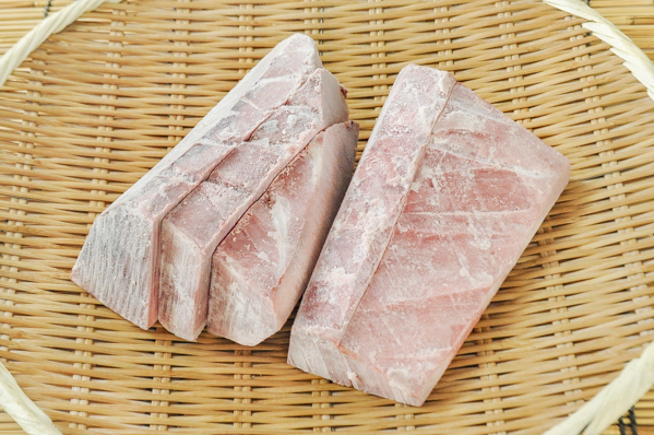 天然インドマグロ天身サク（赤身）（わけあり）