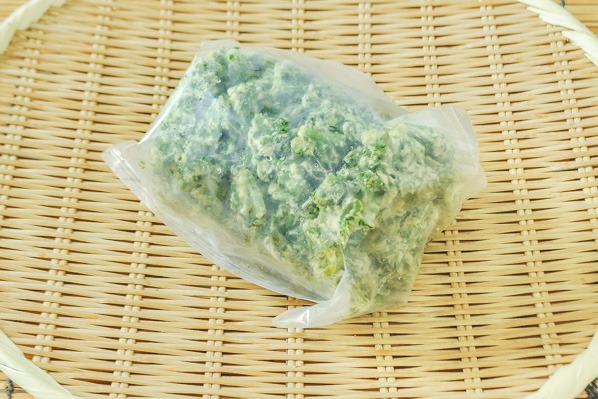 春菊かき揚げ（油調済み）
