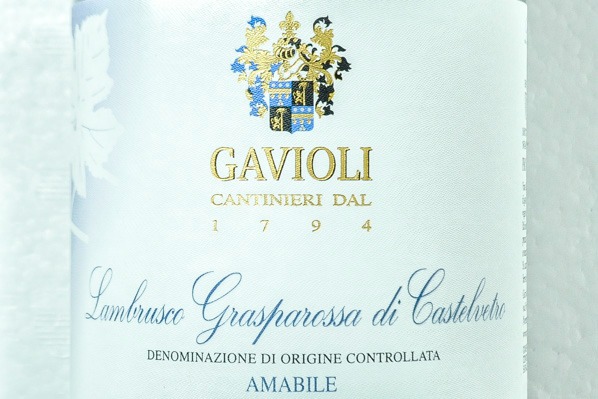 Gavioli Lambrusco Grasparossa di Castelvetro Amabile（ガヴィオリ・ランブルスコ・グラスパロッサ・ディ・カステルヴェトロ・アマービレ） (1)