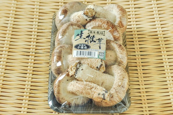 七河香取農産の生椎茸（中国菌）（A8）150gr（千葉県産）