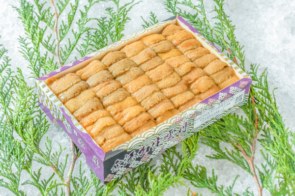 ムラサキウニ（A並び）（無添加）（紫箱） 【業務用食材の仕入れなら