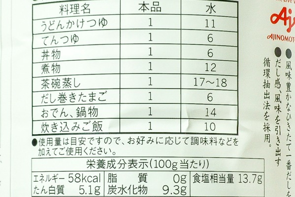本造り 和風だし淡口 八面六臂