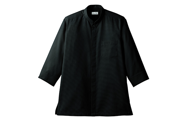 吸汗速乾スタンドカラーシャツ（ブラック）（FB4556U-16）