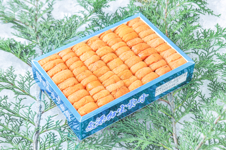 （株式会社マルカワ川村水産）バフンウニ（A並び）（無添加）（青箱）