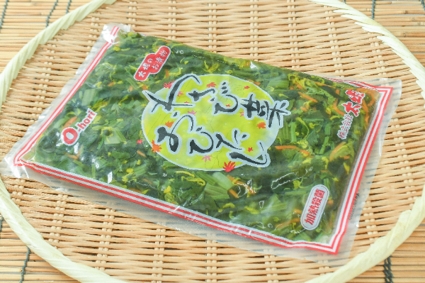 わさび菜おひたし