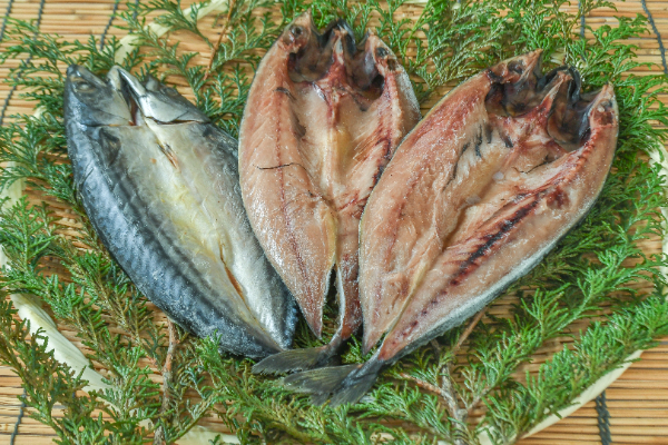 （有限会社魚藤水産）サバ開き干し（冷凍）